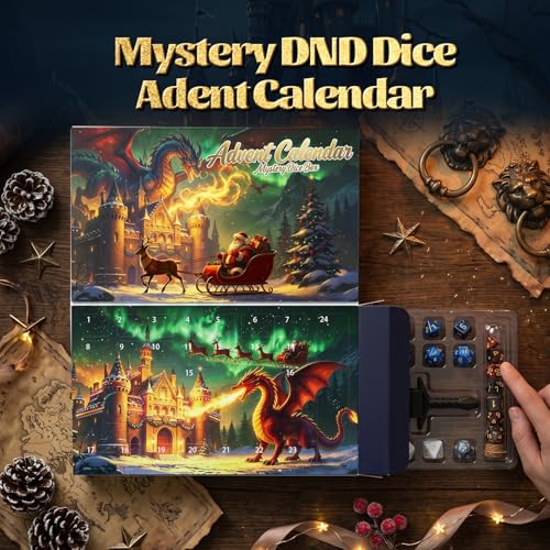 SkyRoad 2026 Dice Advent Calendar - Dungeons & Dragons Gifts