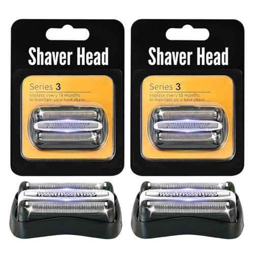 2 PCS Series 3 32B Replacement Shaver Head, Compatible with S3 Razors 301S, 310S, 320S, 330S, 340S, 360S, 3000S, 3010S, 30S, 3020S, 350CC, 370CC, 3050CC
