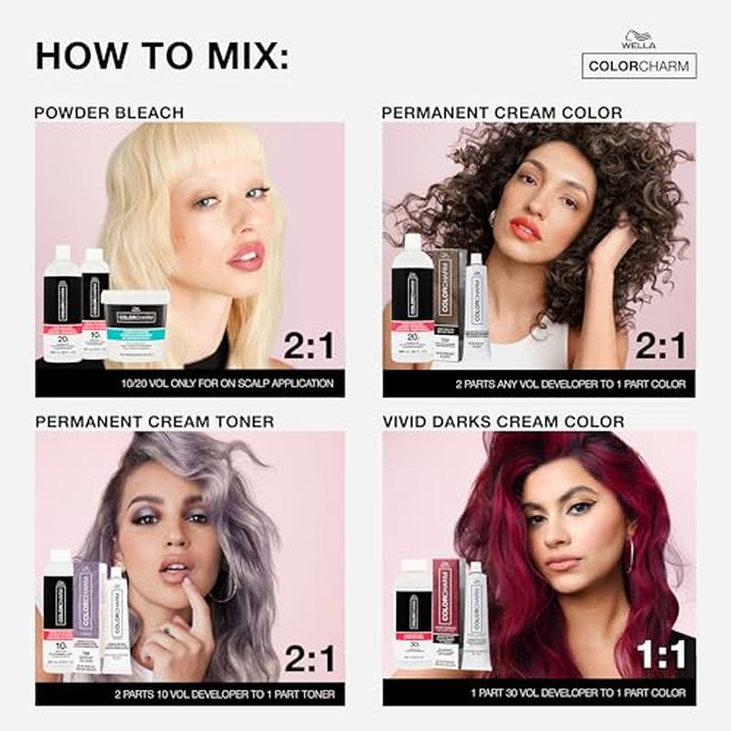 COLORCHARM Powder Hair Lightener - Up to 7 Levels of Lift