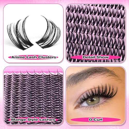 D Curl Wispy Lash Clusters – DIY Eyelash Extensions 8-16mm