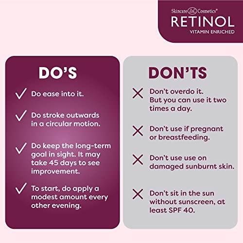 Retinol Instant Radiance Booster - Provides A Burst of Anti-Aging Hydration and Luminosity + Retinol Anti-Aging Day Cream Broad Spectrum SPF 20 Moisturizes & Reduces Look of Fine Lines.