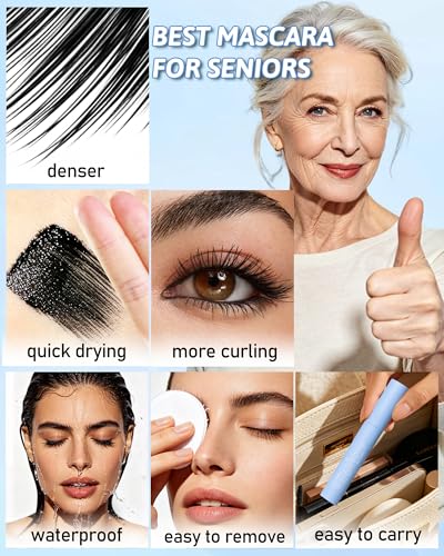 Waterproof Mascara for Mature Women 60+ | Volume & Length