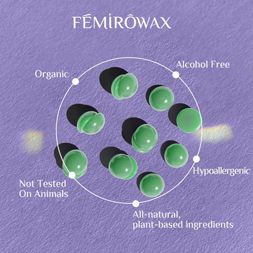 Wax Beads, 1lb Hard Wax Beans for Hair Removal Sensitive Skin with Aloe Formula Waxing Beads for Full Body Brazilian Bikini Face Eyebrow at Home Wax Refill for Women Men
