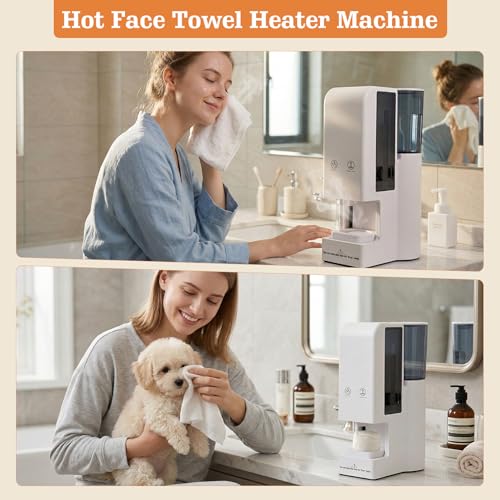 Hot Towel Dispenser Heater Machine 55°C with 100 Towels