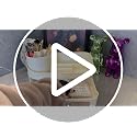 Makeup Organizer with Rotating Brush Holder & 2 Drawers