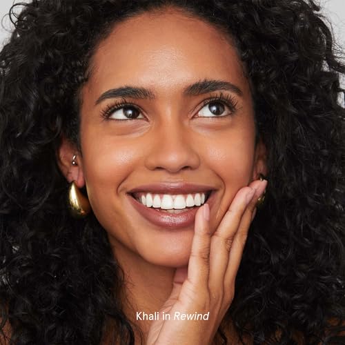 SOSHE Beauty - Ceramide Lip Silk Refill | Sheer Hydrating, Silky, Buildable Lipstick | Ceramides, Vitamin E, Shea Butter | Cruelty-Free, Certified Plastic Negative (Rewind - True Brown, REFILL)