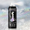 Shiny Silver Body Glitter Spray - 60ml Holographic Fine Powder