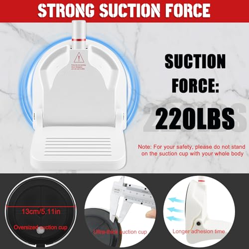 Foldable Shower Foot Rest with Suction Cups for Shaving Legs