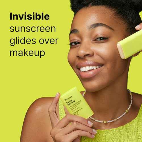 Dr.Jart+ Every Sun Day Invisible Korean Priming Sunscreen Stick SPF 40 with Hyaluronic Acid | Glides Over Makeup | Korean Skincare | Travel Size, 0.67 Ounce