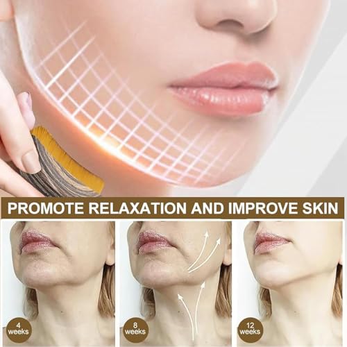 Lymphatic Contour Face Brush for Lymphatic Drainage Soft, Facial Brush for Lymphatic Drainage Reduces Puffiness, Dry Guasha Brushes Ergonomic Tool Relieve Fatigue 2 PCS Walnut