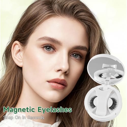 Magnetic Eyelashes with Applicator – Reusable No Glue