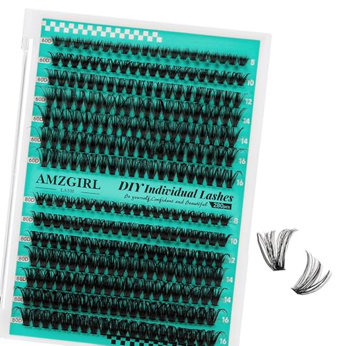 Wispy Cluster Lashes 280PCS 8-16mm DIY Eyelash Extensions