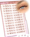 Natural Brown Lash Clusters - Short 8-11MM Cat Eye Extensions