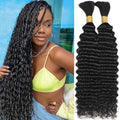 Boho Braiding Hair 20 Inch Deep Wave 110g 2 Bundles