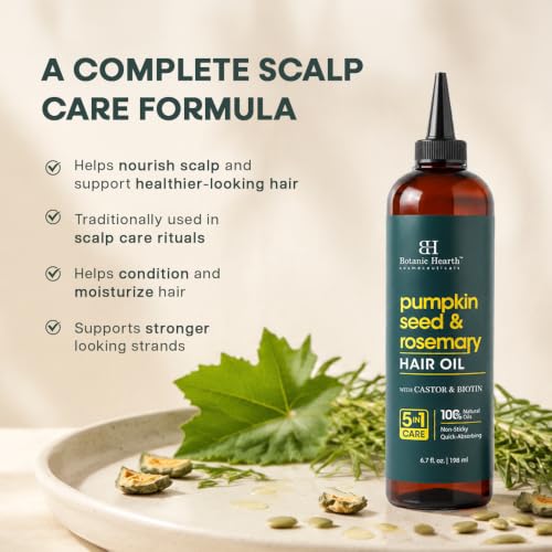 Pumpkin Rosemary Hair Growth Oil - 6.7 fl oz