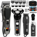 LQT 4-in-1 Cordless Hair Clippers Set for Men - Beard Trimmer & Shaver