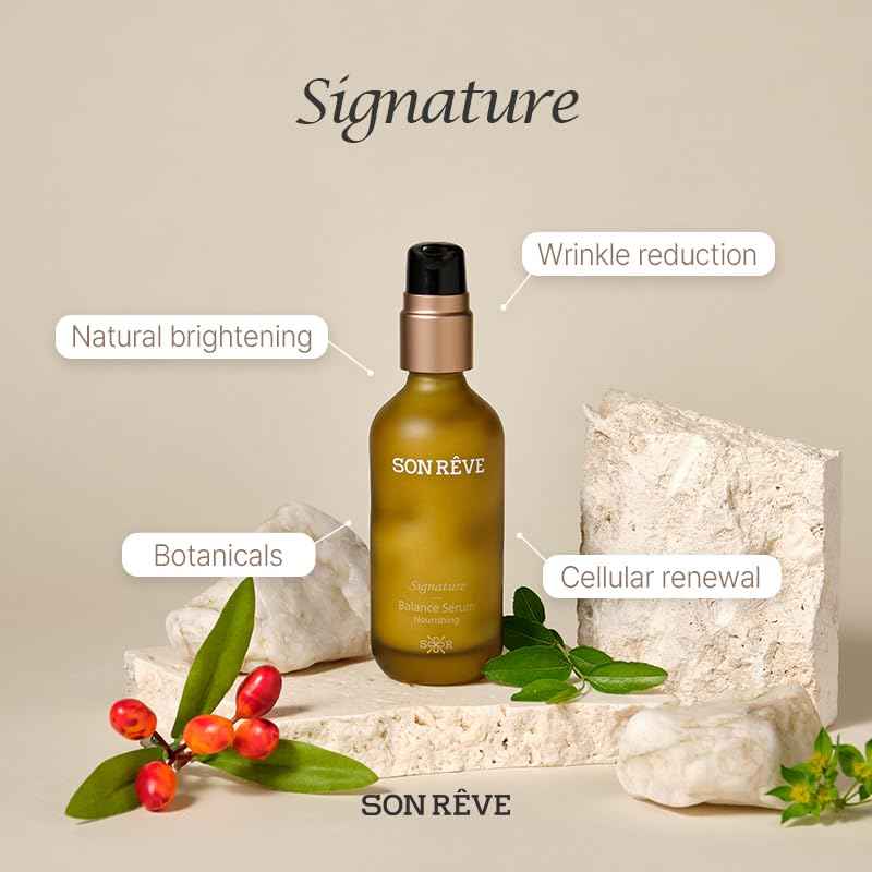 SONREVE Signature Balance Serum – Hydrating Vitamin C & Niacinamide 2% Facial Treatment, Korean Skincare 1.69 fl oz