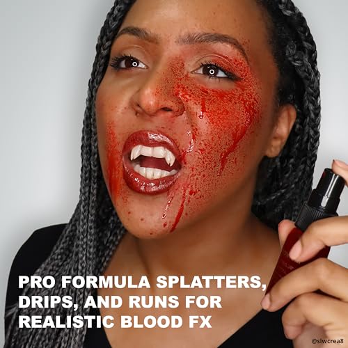 Mehron Blood Splatter Spray | Professional Fake Blood FX 1 fl oz