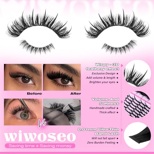 Bottom Lash Clusters with Spikes - DIY Eyelash Extensions Kit
