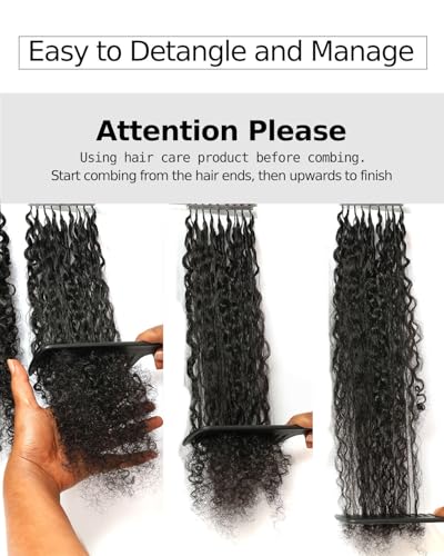 BEEOS 16 Inch Burmese Curly Crochet Hair - 160g, Reusable & Easy to Detangle