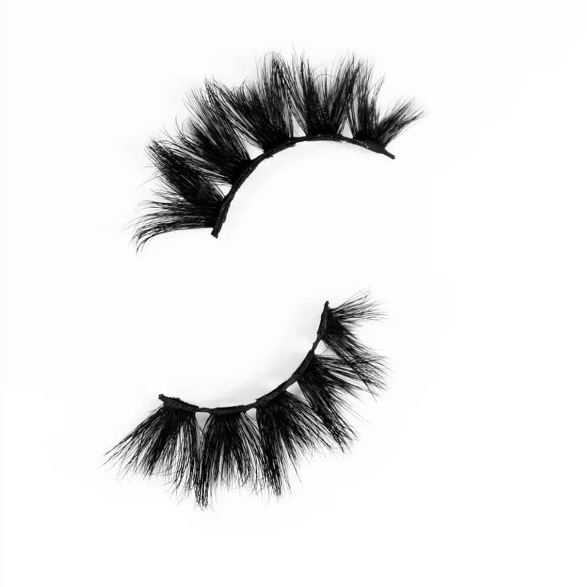 Garden of Lashes 3D Faux Mink Eyelashes | Luxury Faux Mink Lashes Cruelty-Free and Vegan False Lashes, Reusable, Maximum Volume 18mm-20mm Wispy and Fluffy False Eyelashes (Lily)