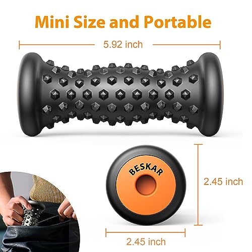 BESKAR Foot Massager Roller for Plantar Fasciitis Relief