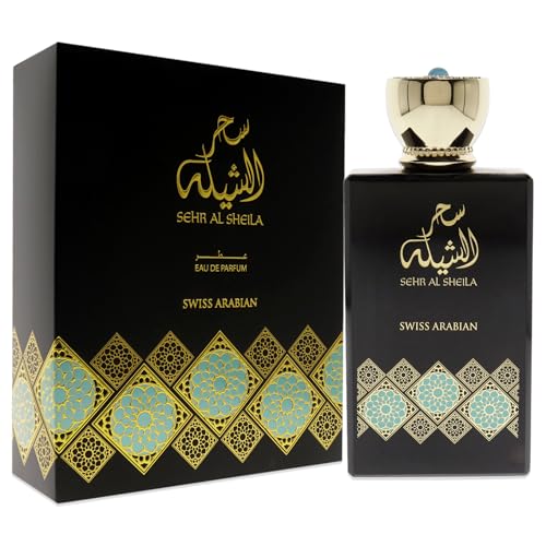Swiss Arabian Sehr Al Sheila - Luxury Products From Dubai - Long Lasting, Addictive Personal EDP Spray Fragrance - Seductive Signature Aroma - 3.4 Oz