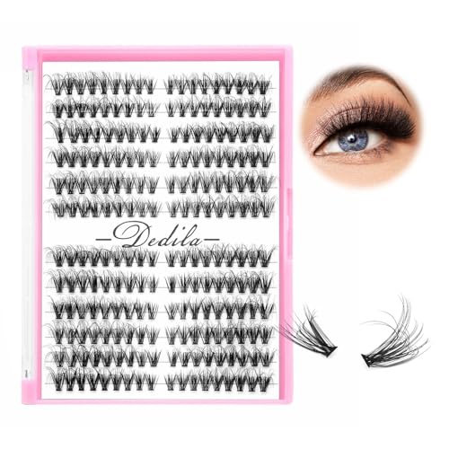 40D Fluffy Cluster Lashes 10-18mm Mixed Length Black