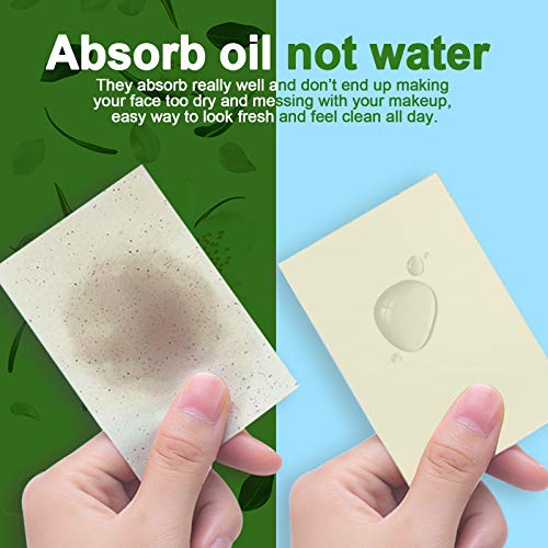 Teenitor Oil Blotting Sheets, 1000 Count Jasmine Face Oil Absorbing Paper