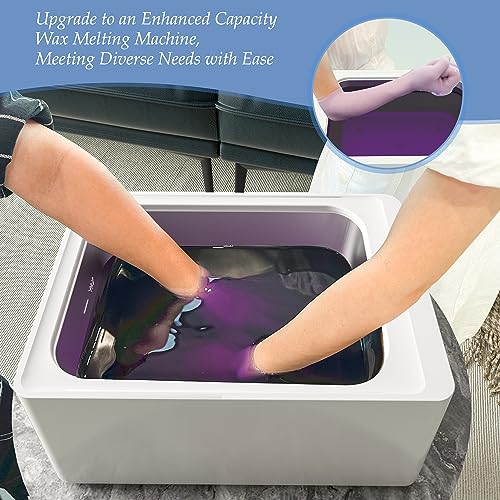Karite 9000ml Paraffin Wax Machine Bath Kit for Hands & Feet with 16 Refills