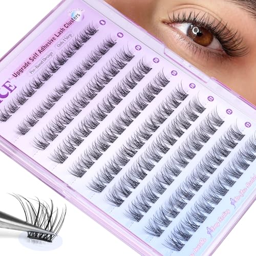 Self Adhesive Eyelashes Clusters 8-12mm C Curl 120pcs