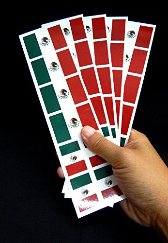 40 Mexican Flag Temporary Tattoos - Cinco de Mayo Party Favors