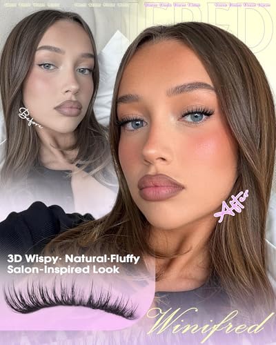 Winifred D Curl Wispy Lash Clusters 10-14mm