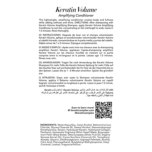 Keratin Complex Volume Amplifying Conditioner fl oz