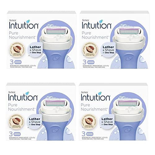 Intuition Pure Nourishment Women's Razor Refills - 12 Count