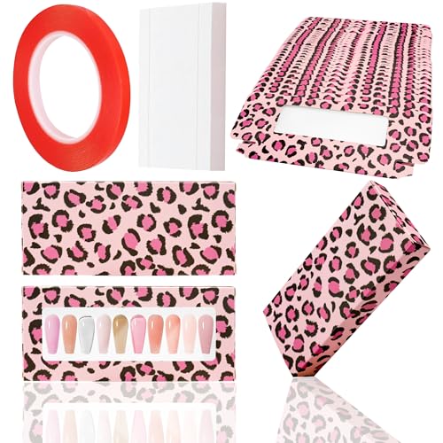 35 Pack Press On Nail Packaging Boxes Set with Display Cards & Tape
