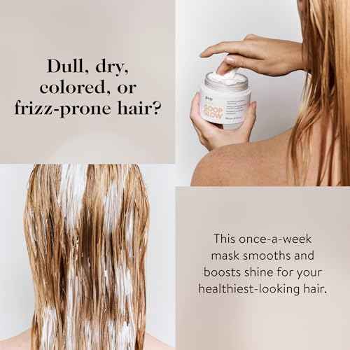 goop Beauty Hair Mask | Conditioner for Dry Hair & Frizz Control | Amino Acids, Beetroot Extract, Coconut and Avocado Oil | Strengthening Treatment to Repair Chemical Damage | Sulfate Free | 6 fl oz