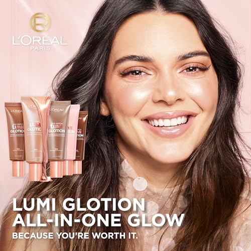 L'Oreal Paris Makeup True Match Lumi Glotion, Natural Glow Enhancer, Illuminator Highlighter, Bronzing Drops For a Sun-Kissed Glow, 901 Fair