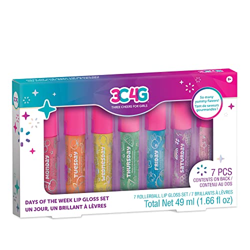 Make It Real 7-Pack Days of the Week Lip Gloss Set for Girls