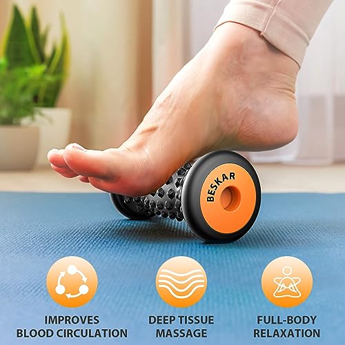 BESKAR Foot Massager Roller for Plantar Fasciitis Relief