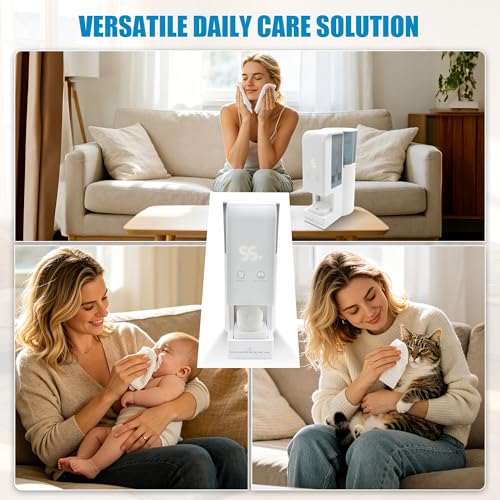 Hot Towel Warmer for Face - 5s Fast Heating, 55°C Constant Temperature