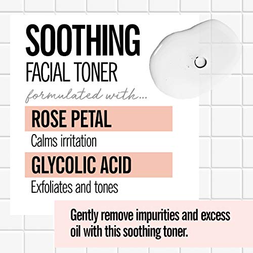 Valjean Labs Soothing Facial Toner | Rose Petal + Glycolic Acid | Helps Calm Irritation, Brighten and Exfoliate Skin | Cruelty Free, Paraben Free, Made in The USA (8 oz)