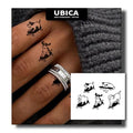 Semi Permanent Tattoos - Dogs Cute Design, 2 Sheets