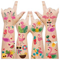 Cerlaza 235 Flamingo Temporary Tattoos, 10 Sheets Party Favors