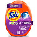 Tide PODS Laundry Detergent Pacs, 3-in-1 Stain Remover, 112 Count