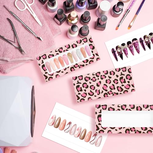 35 Pack Press On Nail Packaging Boxes Set with Display Cards & Tape