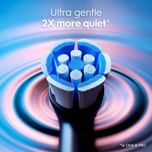 Oral-B iO Series 3 Deep Clean Electric Toothbrush Black, 3 Modes, 2 Replacement Heads, Travel Case