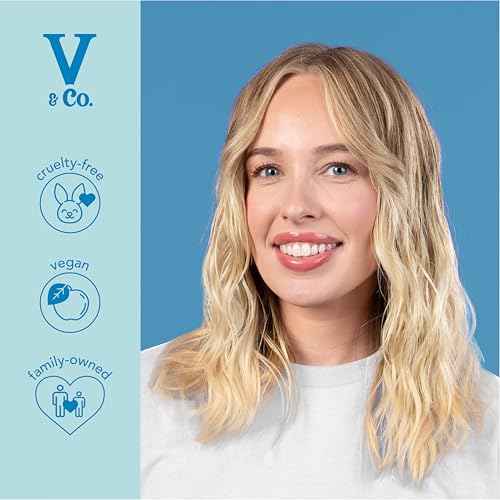 V&CO. Beauty Moisturizing Conditioner 12 Oz. - Sulfate Free, Color Safe, and Gentle Formula with Peptide Technology Boosting Hydration for Dry, and Color Treated Hair