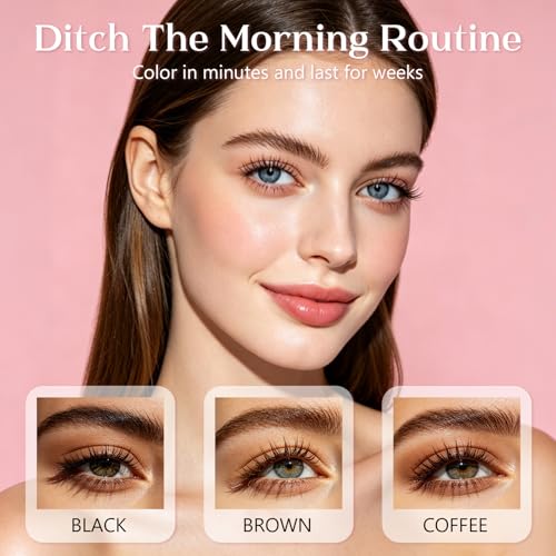Black Eyebrow & Lash Color Kit - Natural Plant-Based