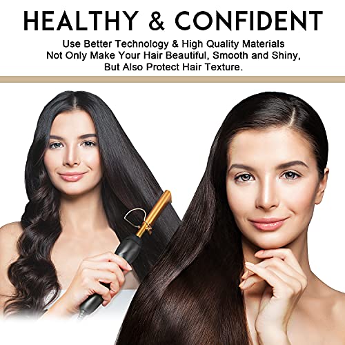 Ceramic Heating Hair Straightener Comb - Fast 20s Heat